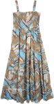 Printed Bohemian Summer Maxi Dress Soft Printed