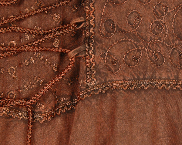 High Low Handkerchief Hem Western Rodeo Embroidered Dress