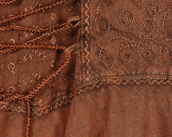 Ancient Soft Western Rodeo Embroidered Dress