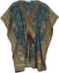 Green Paisley Dreams Free Size Kaftan Tunic