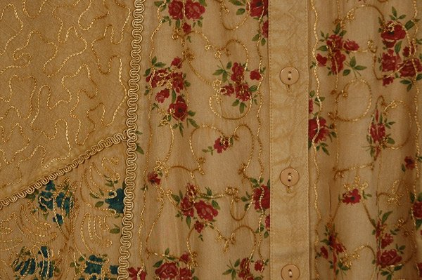 Golden Honey Boho Embroidered Rayon Sundress
