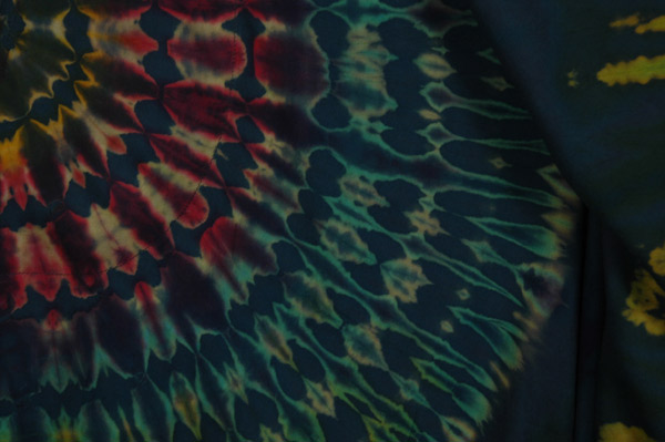 Rainforest Tie Dye Flowy Wide-Leg Harem Jumpsuit