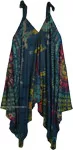 Rainforest Tie Dye Flowy Wide-Leg Harem Jumpsuit