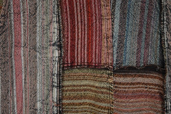 Sage Rose Artisan Woven Patchwork Overalls