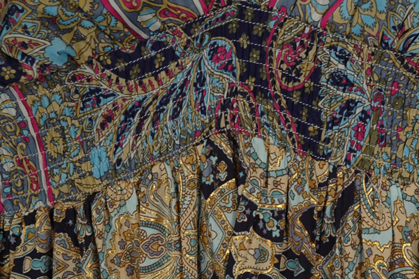 Extravagant Paisley Short Backless Halter Dress