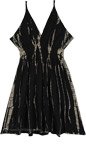 Onyx Drift Cotton Tie Dye Mini Sundress