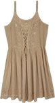 Sahara Dune Maiden Corset Babydoll Dress