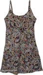 Onyx Cocoa Paisley Cotton Knee Length Sundress