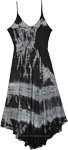 Shadowed Tie-Dye Empire Waist Maxi Dress