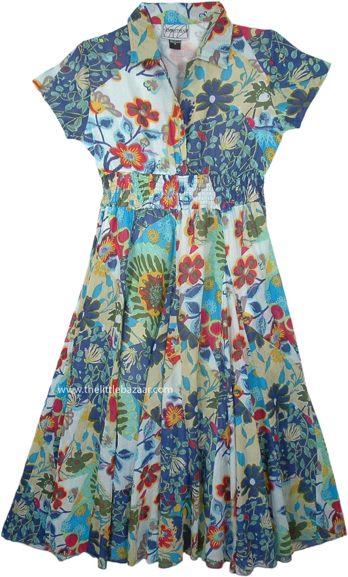 summer maxi shirt dress