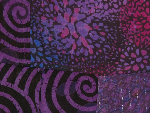 Biloba Purple Cotton Dungarees with Patchwork