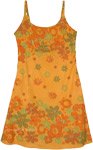 Merigold Bloom Floral Printed Summer Dress with Embroidery