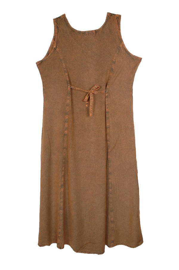 Plus Size Rustic Carnival Rayon Maxi Dress with Floral Embroidery