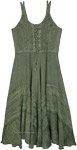 Olive Gardens Vintage Sleeveless Maxi Dress