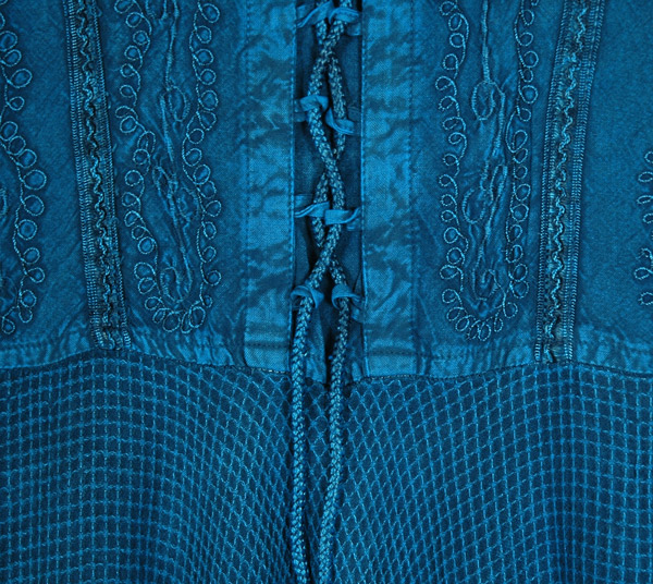 Cobalt Blue Vintage Bohemian Sleeveless Maxi Long Dress