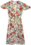 Blooming Beauty Boho Kimono Wrap Maxi Dress