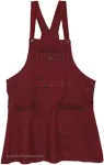 Red Riding Hood Hippie Stonewashed Romper Dress