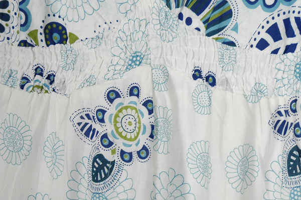 Greece Getaway Floral Garden Printed Midi Dress