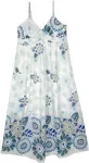 Greece Getaway Floral Garden Printed Mini Dress