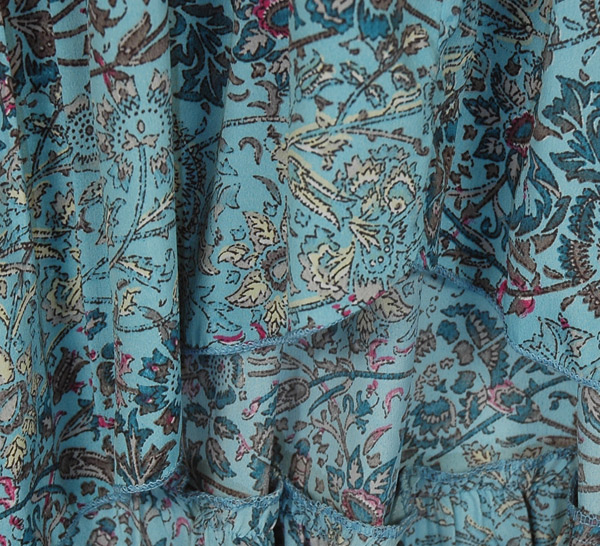 Palace Blue Maxi Long High Low Dress