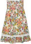 Spring Bloom Short Tube Dress Skirt