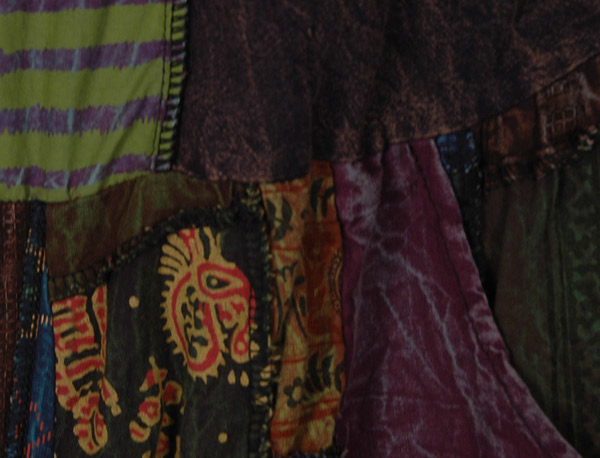 Violette Patchwork Wide Leg Bohemian Jumpsuit