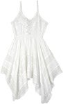 White Embroidery Short Renaissance Dress