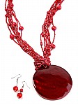 Red Shell Fashion Jewelry