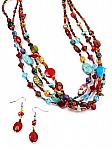 Multicolor Beaded Costume Jewelry 