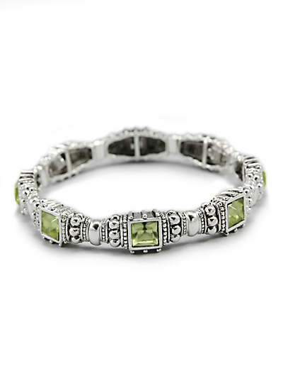 Light Green Rhinestone Bracelet 