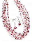 Pink Beaded Necklace