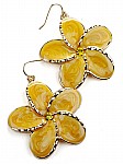 Fashion Earrings in Yellow