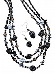 Black Chunky Fashion Jewelry
