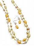 Yellow Jewelry Long Necklace