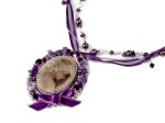 Violet Cameo Necklace Set