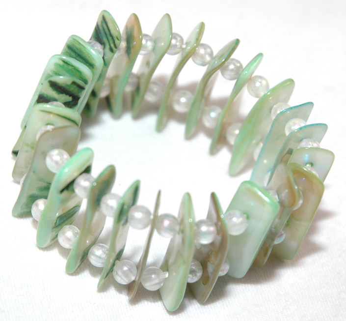 Green Glamor String Fashion Bracelet