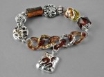 Amber Color Smoky Topaz Bracelet