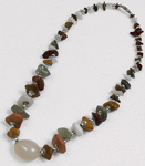 Cut Stone Alternative Jewel Necklace