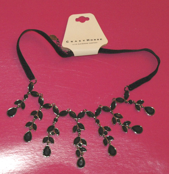 Black Onyx Chandelier Necklace