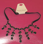 Black Onyx Chandelier Necklace