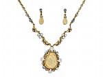 Fashion Jewelry Necklace Rhinestone Set