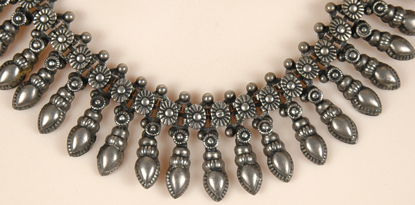 Antique Tone Festive Gypsy Jewelry Necklace