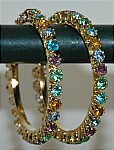 Shiny Multicolor Crystal Bangle Bracelet