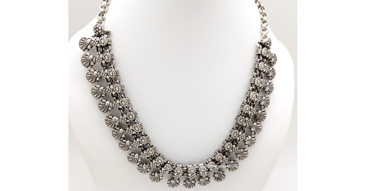 Sea Shell Boho Gypsy Silver Tone Vacation Jewelry Jewelry Black