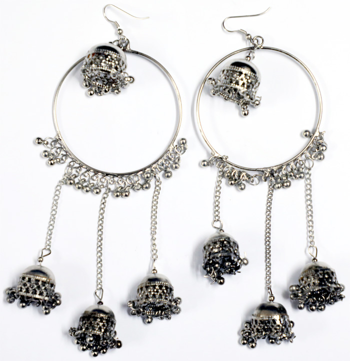 Kalbeliya Gypsy Tribal Earrings-Mirabelle – BoBo GloBal