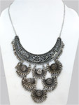 Medallions Accent Indo Western Choker Necklace [7048]