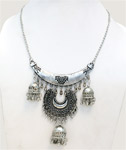 Turkish Style Choker Neck Wear Jewelry in Silver