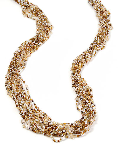 Multi Strand Beaded Necklace