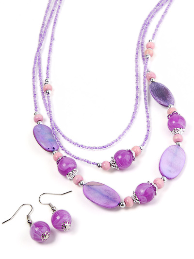 Purple Costume Jewelry