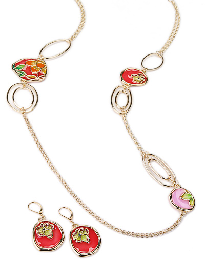 Glass Jewelry Fashion Necklace